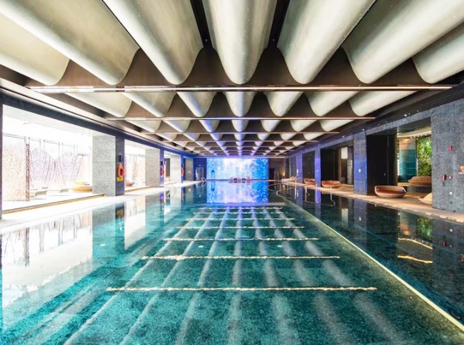 青浦网站建设西安W酒店泳池